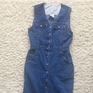Awesome vintage denim dress !